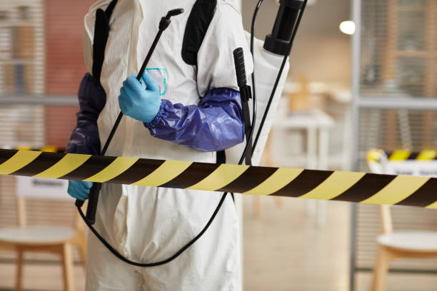 Professional Biohazard technician working in Premont, TX